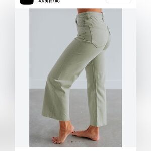 Olivia Vervet Jeans - Light Olive size 29 / 9